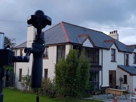 Elevated camera pole photography Devon 360