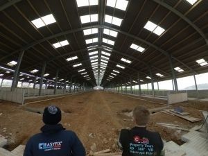 Agricultural construction 360 Photography time-lapse Devon 360