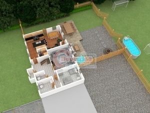 3D holiday cottage floor plans Devon 360